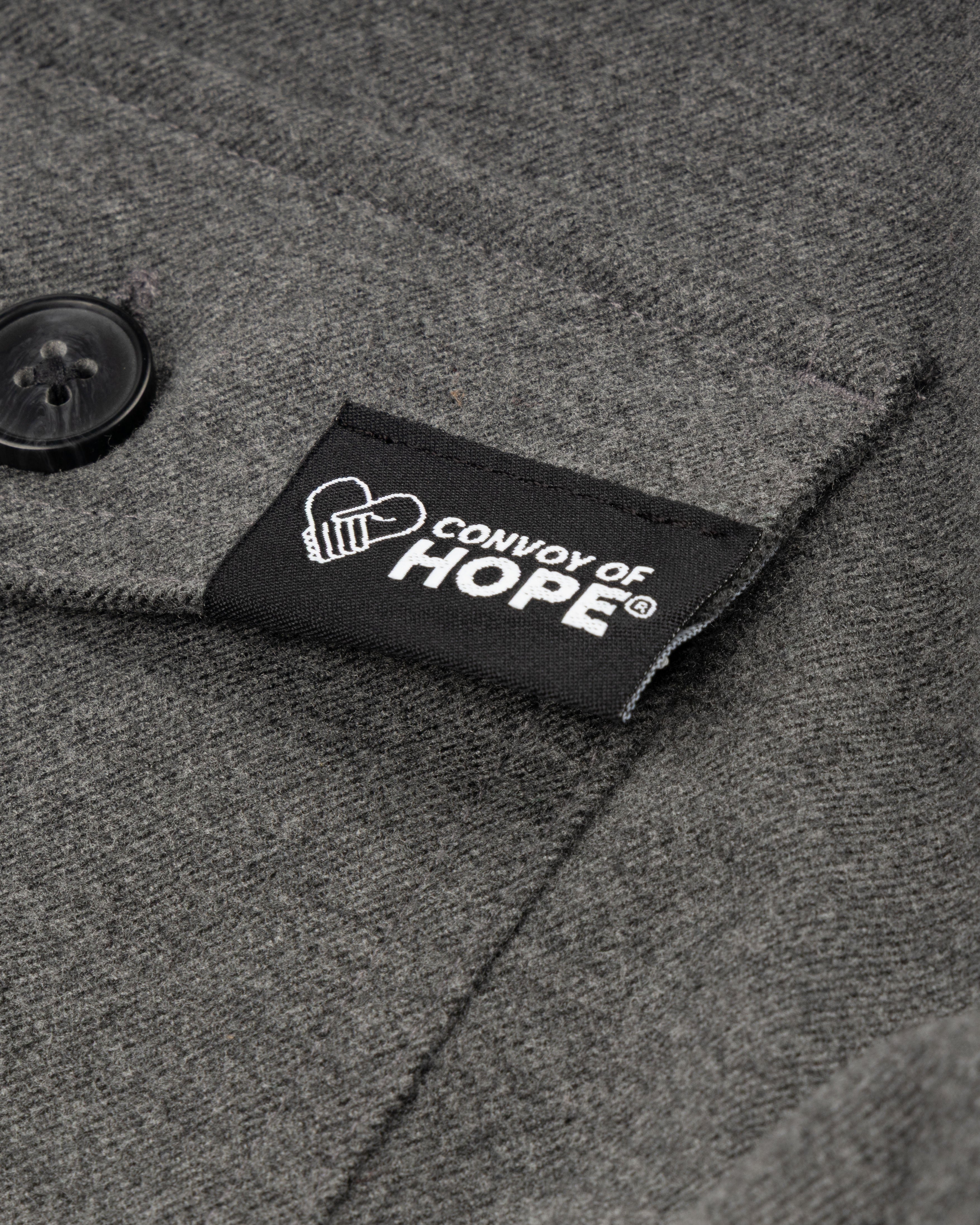 Convoy of Hope Grey Shacket