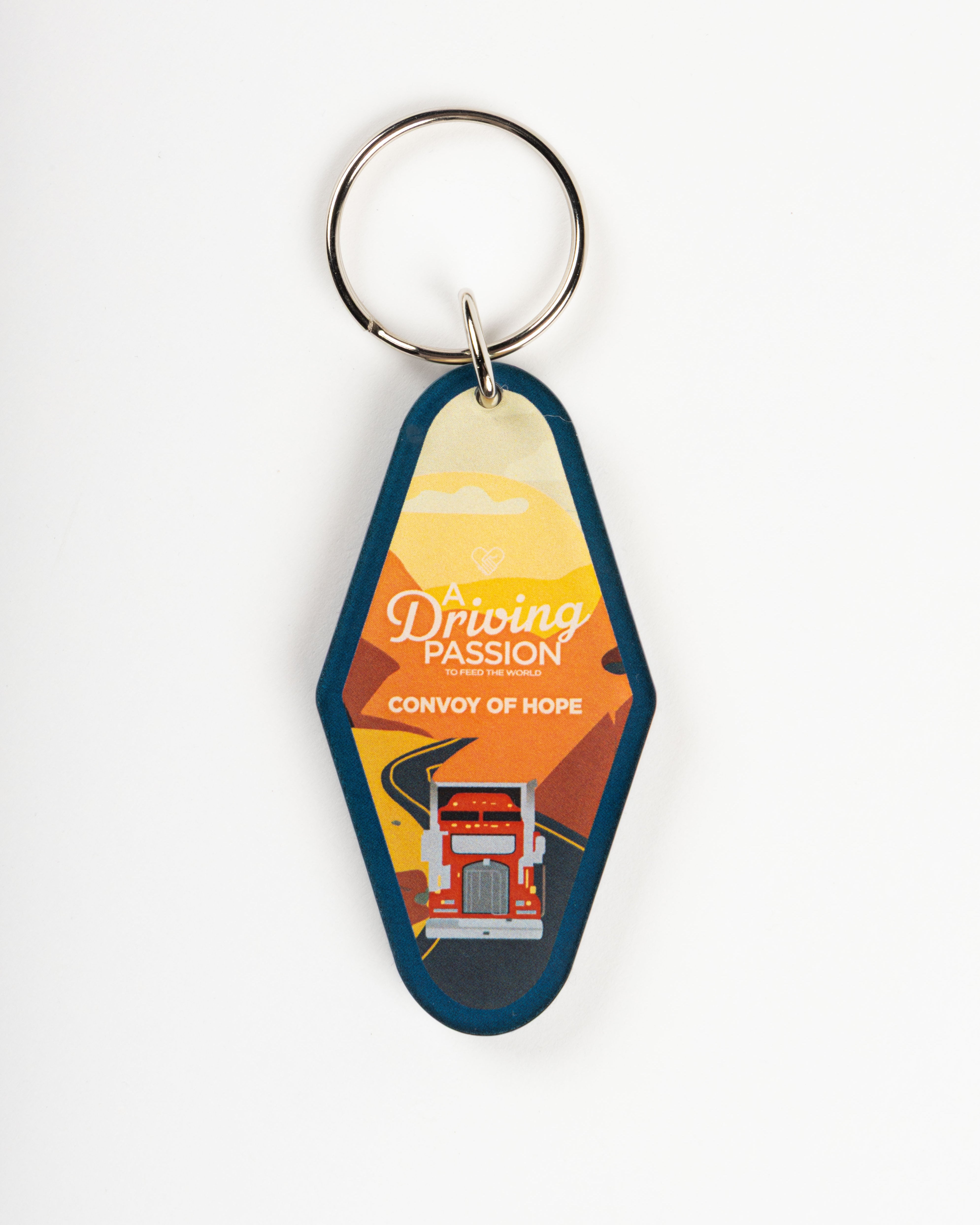 Convoy of Hope Vintage Acrylic Motel Keychain