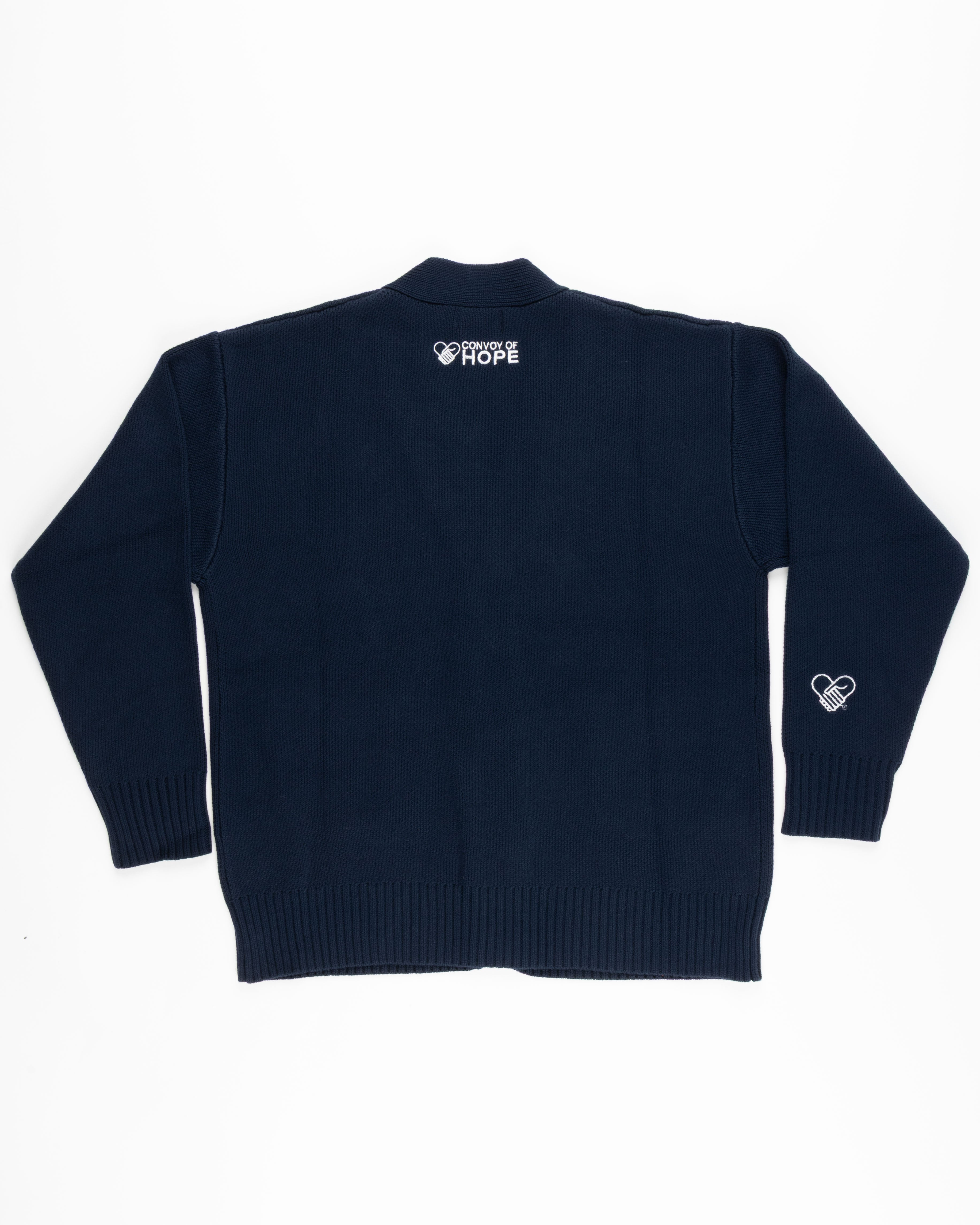 Convoy of Hope Navy Cardigan